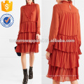 Tiered Ruffled Chiffon Dress Manufacture Wholesale Fashion Women Apparel (TA3061D)